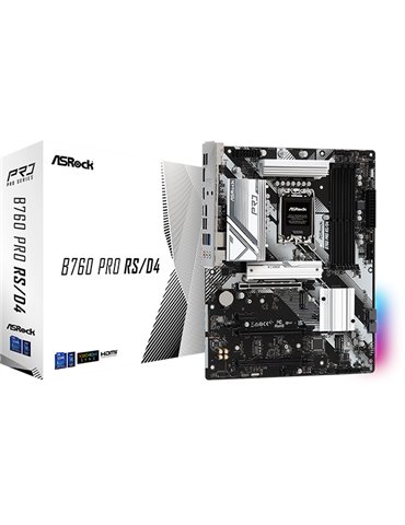 Asrock B760 Pro RS/D4 Intel B760 LGA 1700 ATX