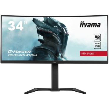 iiyama G-MASTER GCB3481WQSU-B1 computer monitor 86.4 cm (34") 3440 x 1440 pixels UltraWide Quad HD LCD Black