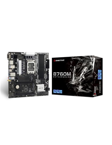 Biostar B760MZ-E PRO moderkort Intel B760 LGA 1700 micro ATX