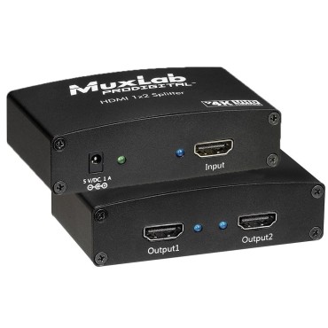 MUXLAB Splitter HDMI 1x2, UHD-4K