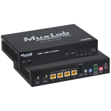 MUXLAB Splitter HDMI/HDBT 1x4, UHD-4K