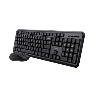 Trust TKM-350 keyboard Mouse included Universal RF Wireless Black