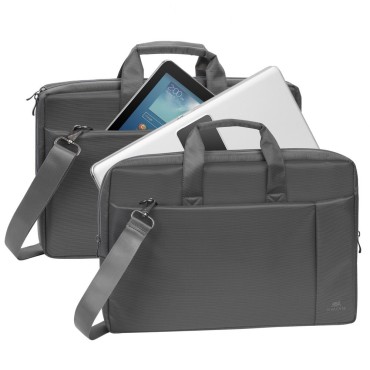 Rivacase 8251 notebook case 43.9 cm (17.3 ) Briefcase Grey