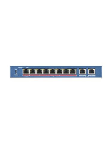 Hikvision Digital Technology DS-3E0310HP-E nätverksswitchar Ohanterad Fast Ethernet (10/100) Strömförsörjning via Ethernet (PoE)