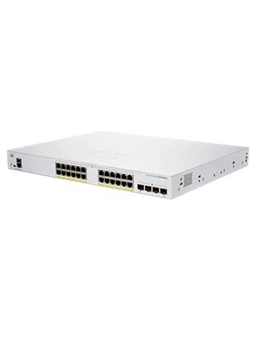 Cisco CBS250-24FP-4G-EU nätverksswitchar hanterad L2/L3 Gigabit Ethernet (10/100/1000) Silver