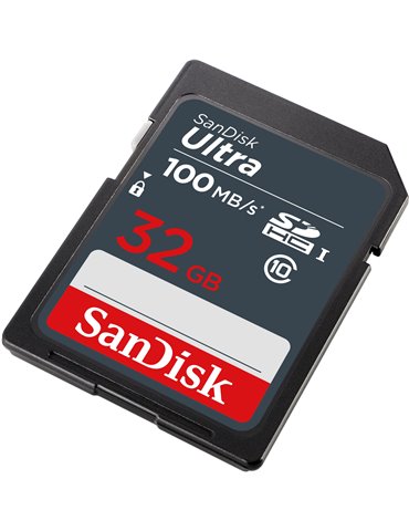 SanDisk Ultra 32GB SDHC Mem Card 100MB/s UHS-I Klass 10