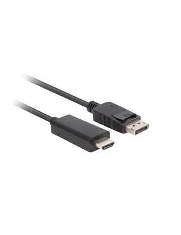 Lanberg CA-DPHD-11CC-0050-BK kabelomvandlare (hane/hona) DisplayPort HDMI Svart