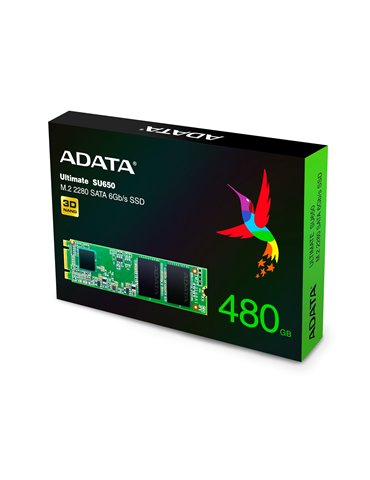 ADATA Ultimate SU650 M.2 480 GB Serial ATA III 3D TLC