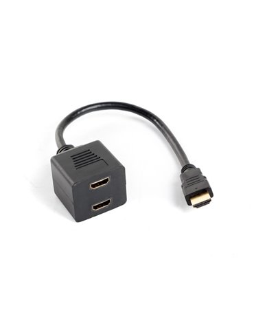 Lanberg AD-0019-BK bilddelare HDMI 2x HDMI