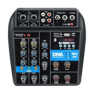 DNA PROFESSIONAL MIX 4U - analogue audio mixer