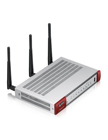 Zyxel USG20W-VPN-EU0101F trådlös router Gigabit Ethernet Dual-band (2,4 GHz / 5 GHz) Grå, Röd