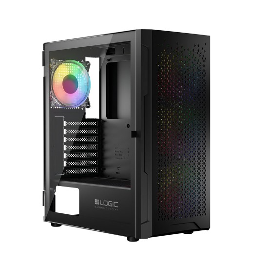 Logic ARAMIS ARGB MINIDI USB 3.0 Case Black