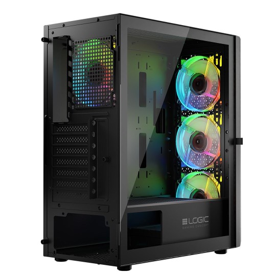 Logic ARAMIS ARGB MINIDI USB 3.0 Case Black