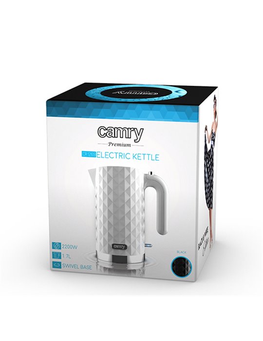 Adler Camry CR 1269w electric kettle 1.7 L White 2200 W Adler Camry CR 1269w electric kettle 1.7 L White 2200 W