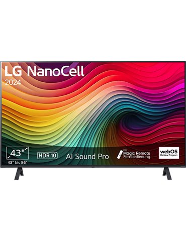 LG NanoCell AI 50NANO81A6A 127 cm (50") 4K Ultra HD Smart-TV Wi-Fi Svart 2