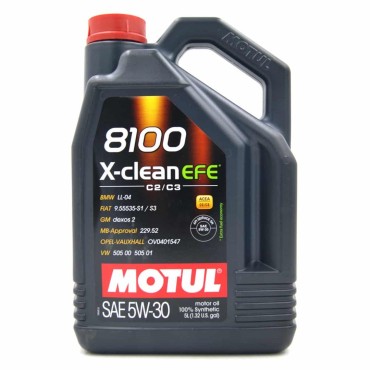 Motul 8100 X-Clean EFE C2/C3 5W30 5L 505.01