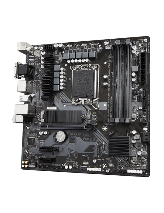 Gigabyte B760M DS3H DDR4 moderkort Intel B760 LGA 1700 micro ATX Gigabyte B760M DS3H DDR4 moderkort Intel B760 LGA 1700 micro ATX