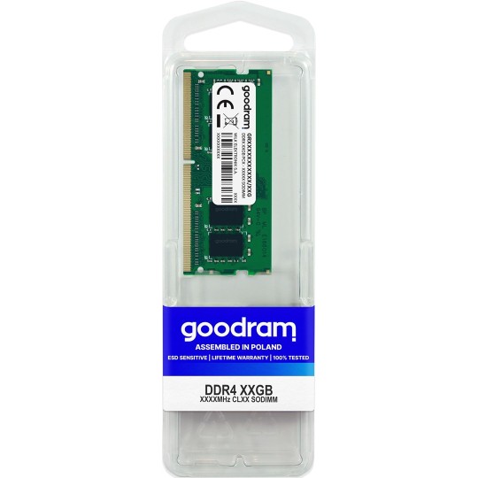 Goodram GR2400S464L17/16G RAM-minnen 16 GB 1 x 16 GB DDR4 2400 MHz