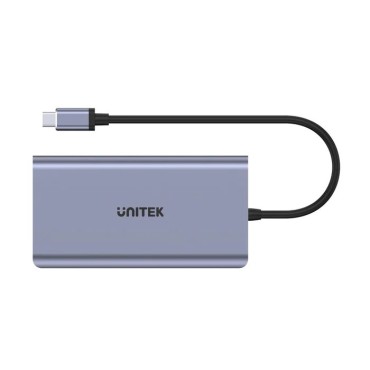 Unitek D1019B USB-C Hub 8W1 USB-C 3.1  PD 100W  D1019B