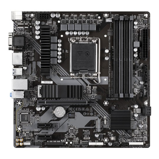 Gigabyte B760M DS3H DDR4 moderkort Intel B760 LGA 1700 micro ATX