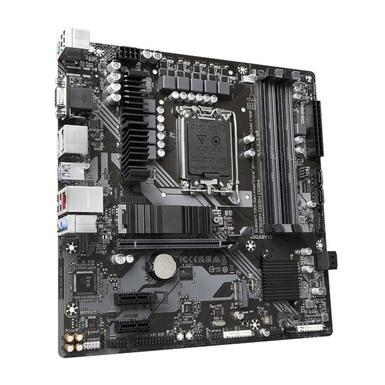 Gigabyte B760M DS3H DDR4 moderkort Intel B760 LGA 1700 micro ATX