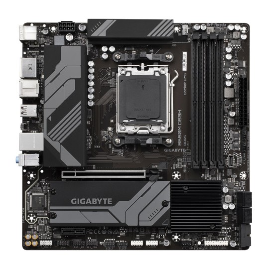 Gigabyte B650M DS3H moderkort AMD B650 AM5-sockel micro ATX