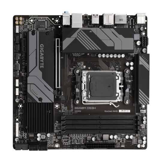 Gigabyte B650M DS3H moderkort AMD B650 AM5-sockel micro ATX