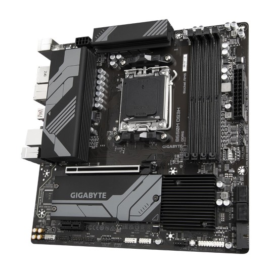 Gigabyte B650M DS3H moderkort AMD B650 AM5-sockel micro ATX