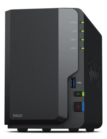 Synology DiskStation DS223 NAS- & lagringsservrar Skrivbord Nätverksansluten (Ethernet) RTD1619B