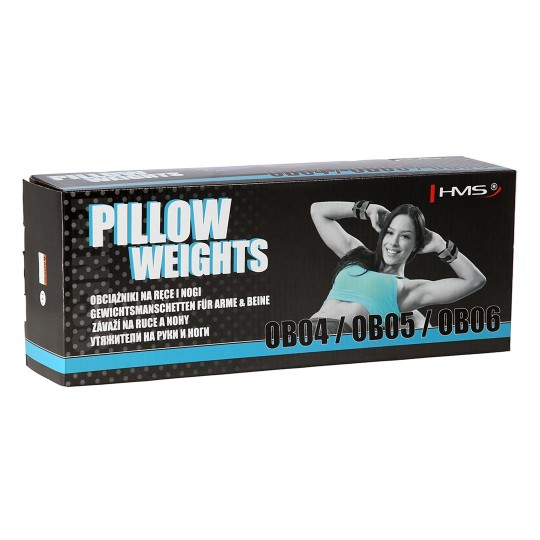 HMS Fitness OB06 BLACK ARM AND LEG WEIGHTS 2x 3 KG