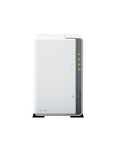 Synology DiskStation DS223J NAS- & lagringsservrar Skrivbord Nätverksansluten (Ethernet) Vit RTD1619B