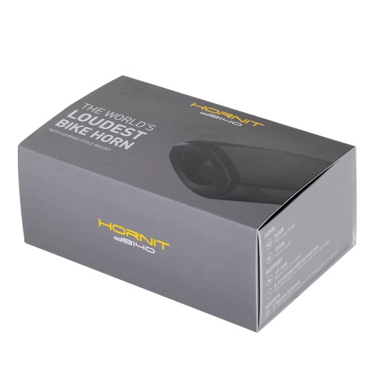 Hornit Bicycle horn Hornit 140 dB Black