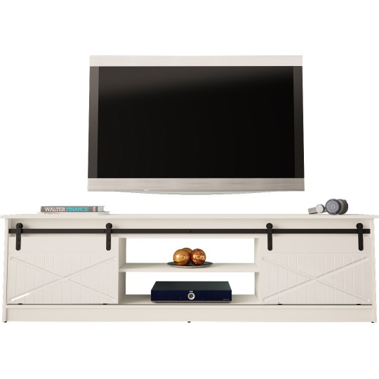 Cama MEBLE RTV GRANERO cabinet 200x56.7x35 white/gloss white