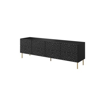 Cama MEBLE RTV HOLE cabinet 190x40.5x59.5 cm matte black