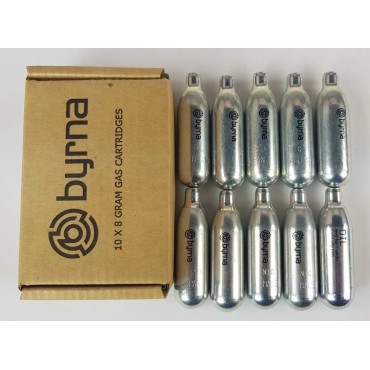 byrna CO2 Cartridge BYRNA 8 g 10 szt. 9 + 1 z olejem (CO2300)