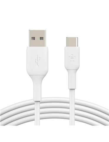 Belkin BoostCharge USB-kablar 1 m USB A USB C Vit