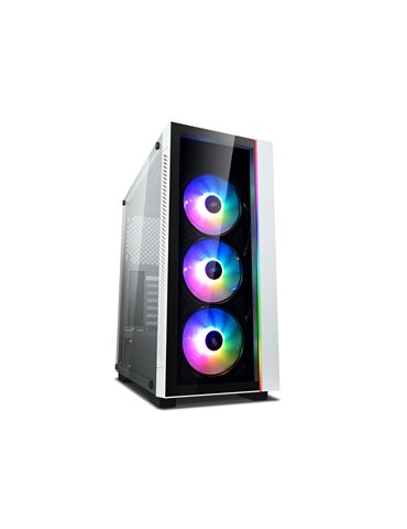 DeepCool Matrexx 55 V3 ADD-RGB WH 3F Midi Tower Svart, Vit