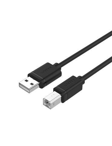 UNITEK Y-C421GBK USB-kablar 5 m USB 2.0 USB A USB B Svart