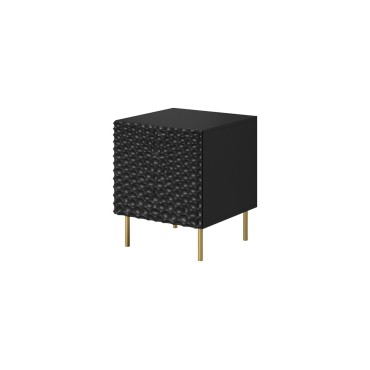 Cama MEBLE HOLE bedside table 2 pcs. 44x40.5x53.5 cm matte black