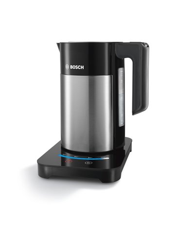 Bosch TWK7203 vattenkokare 1,7 l 1850 W Svart, Rostfritt stål