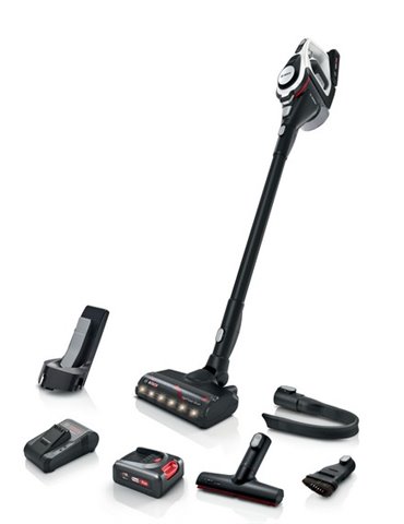 Bosch Serie 8 BSS8224 handdammsugare Vit Utan påse