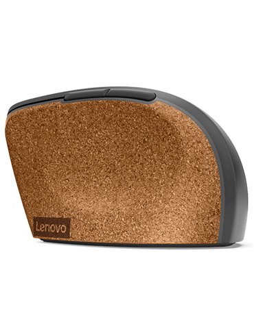 Lenovo Go Wireless Vertical datormöss högerhand RF Wireless + USB Type-A Optisk 2400 DPI