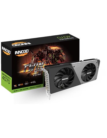 Inno3D N40702-126X-185252N grafikkort NVIDIA GeForce RTX 4070 12 GB GDDR6X