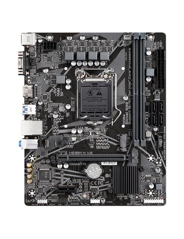 Gigabyte H510M H V2 moderkort Intel H510 Express LGA 1200 (Socket H5) micro ATX