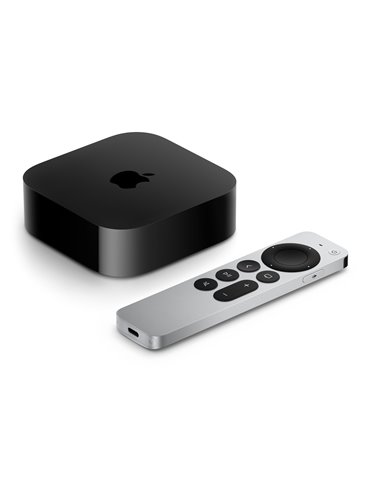 Apple TV 4K Svart, Silver 4K Ultra HD 64 GB Wi-Fi