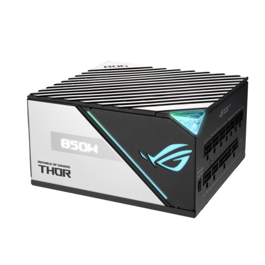 ASUS ROG THOR 850W Platinum II strömförsörjningsenheter 20+4 pin ATX Svart, Blå, Grå