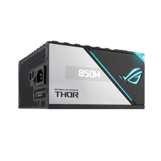 ASUS ROG THOR 850W Platinum II strömförsörjningsenheter 20+4 pin ATX Svart, Blå, Grå