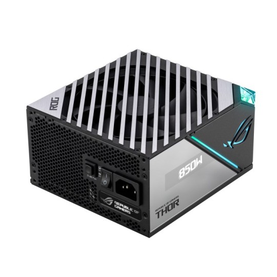 ASUS ROG THOR 850W Platinum II strömförsörjningsenheter 20+4 pin ATX Svart, Blå, Grå
