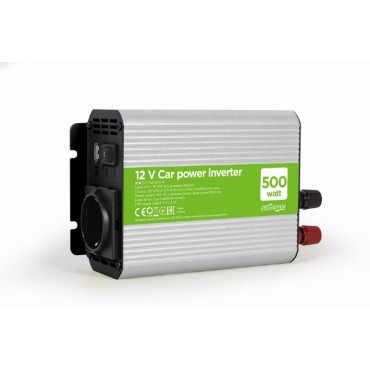 EnerGenie Gembird EG-PWC500-01 power adapter/inverter Auto 500 W Grey