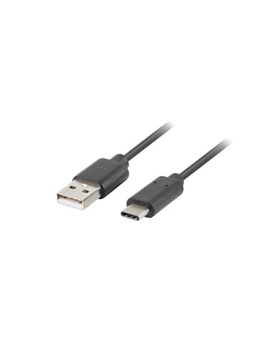 Lanberg CA-USBO-20CU-0010-BK USB-kablar 1 m USB 2.0 USB A USB C Svart